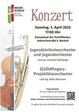  Announcement concert G(O)ldfingers Bocholt 