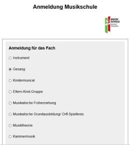  Neues Online-Anmeldeformular für die Musikschule Bocholt-Isselburg 