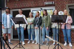 This weekend, the singing podium will take place at the \ This weekend the singing podium will take place at the \