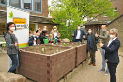  Pflanzkästen in der City etwa waren eines von vielen Projekten, auf die nun zurückgeblickt wird. (Archivfoto: Stadt Bocholt) 