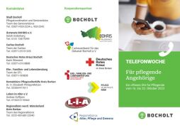 Telephone week for carers 1 Contact details of the \