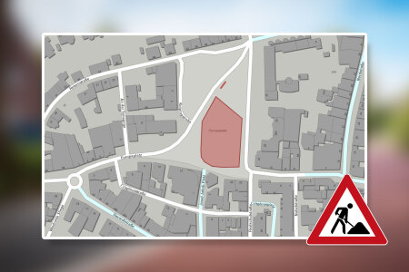 Europaplatz will be partially closed during the Easter holidays