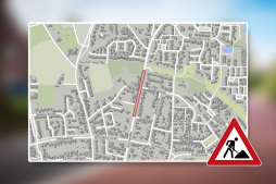 From 9 to 27 February, one side of the Adenauerallee carriageway will be closed From 9 to 27 February, one side of the Adenauerallee carriageway will be closed