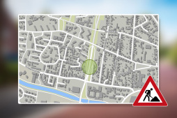 Refurbishment of the noise barriers on the Westring Four green noise barriers in the area around the junction with Schwanenstraße are being refurbished.