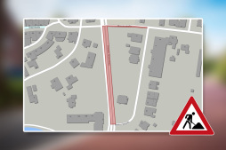  This section of the Theodor-Heuss-Ring will be closed due to renovation work. 