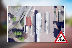 Two bus platforms on Europaplatz will be closed due to work on the ventilation shafts Two bus platforms on Europaplatz will be closed due to work on the ventilation shafts
