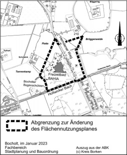  Delimitation for the amendment of the land use plan 