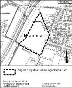  Delimitation of the development plan 8-23 