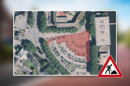 Closure of further car parks and changed access to Berliner Platz The progress of the geothermal drilling work for the town hall refurbishment requires the closure of further car parks on Berliner Platz.