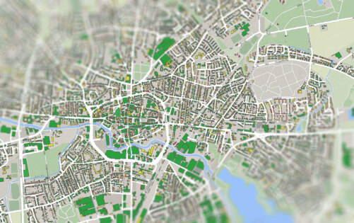 Information on suitable areas can be found in the solar potential register.