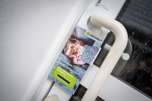 ThermoCard at the front door