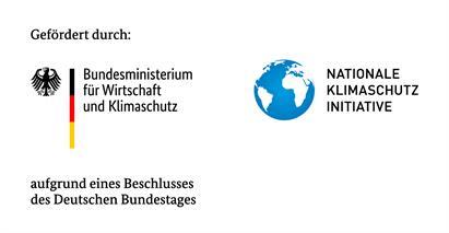 Funding logo of the Federal Ministry for Economic Affairs and Climate Protection + National Climate Protection Initiative