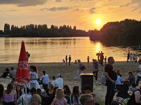 Aasee_Sonnenuntergang