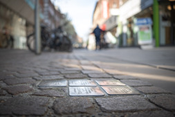  An vielen Orten in Bocholt sind die Stolpersteine zu finden 