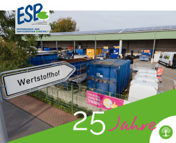 25 Jahre ESB-Wertstoffhof Der ESB-Wertstoffhof an der Schaffeldstraße ist seit 25 Jahren Anlaufstelle für die fachgerechte Entsorgung von Müll und Sondermüll.
