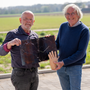 Die Künstler Gerd Hagedorn und Georg Paar