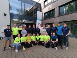  Empfang der Rossendale Harriers and Athletics zu Gast beim SF 97/30 Lowick e.V. durch die stellvertretende Bürgermeisterin Gudrun Koppers im Europa-Haus Bocholt. 