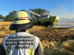  Mähdrescherbrand 