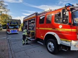  Die Feuerwehr war mit 14 Einsatzkräften im Einsatz. 