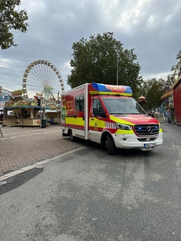  Der Rettungsdienst der Stadt Bocholt rückte während der Kirmestage zu 159 Einsätzen aus. Davon sind 48 Einsätze dem unmittelbaren Kirmesumfeld zuzuordnen. 