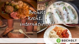  In diesem Jahr soll auf Anregung des Integrationsrates der Stadt Bocholt ein internationales Kochbuch entstehen, in dem Geschichten und Gerichte der Gastarbeiter der ersten Stunde aber auch der mit Bocholt partnerschaftlich verbundenen Länder veröffentlicht werden sollen. \