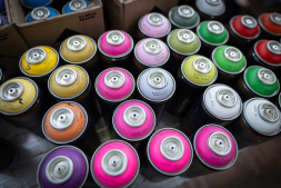 Auf dem vielfältigen Programm stehen auch Graffiti-Workshops Auf dem vielfältigen Programm stehen auch Graffiti-Workshops