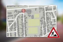 Einschränkungen auf der Kampstraße Zeitraum vom 17. August bis voraussichtlich 28. August