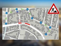 Baustelle am Ostwall / Im Bollwerk Kanalarbeiten am Ostwall starten am Montag