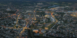 Luftbild Bocholt Bocholt aus der Vogelperspektive: Was macht die Stadt attraktiv? Um diese Frage dreht sich eine Umfrage.