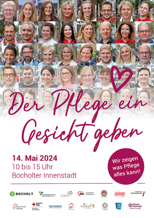 Plakat Tag der Pflege Bocholt