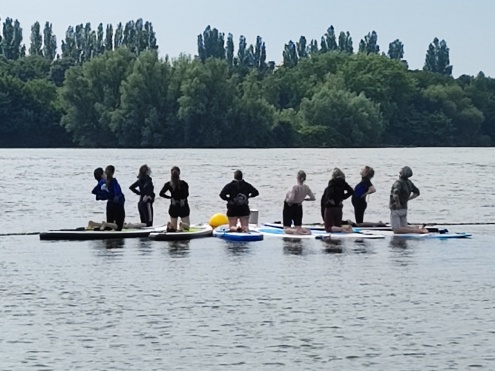 Yoga auf SuP