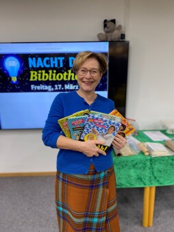Dr. Doris Mendlewitsch begeisterte mit ihrer Mitmach-Lesung zu \