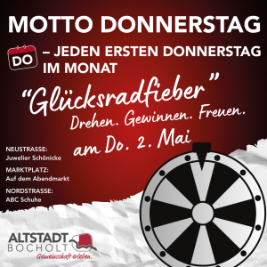 Motto Donnerstag Mai