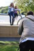 Fahrrad-Selfiepoint am Aasee Bocholt