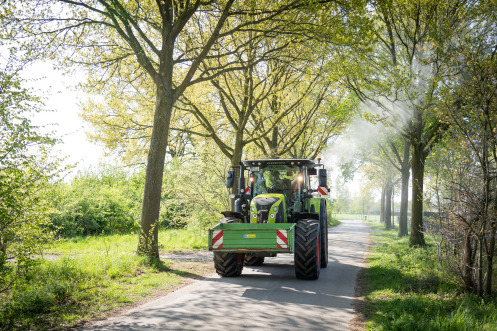 Medewerkers van de stad Bocholt bestrijden de nesten van de eikenprocessierups