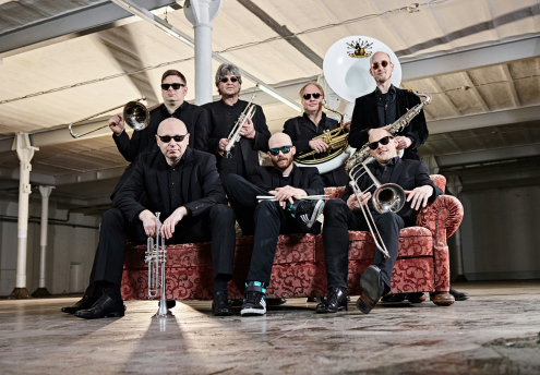 Mr. Brassident - Bandfoto met Mr. Brassident
