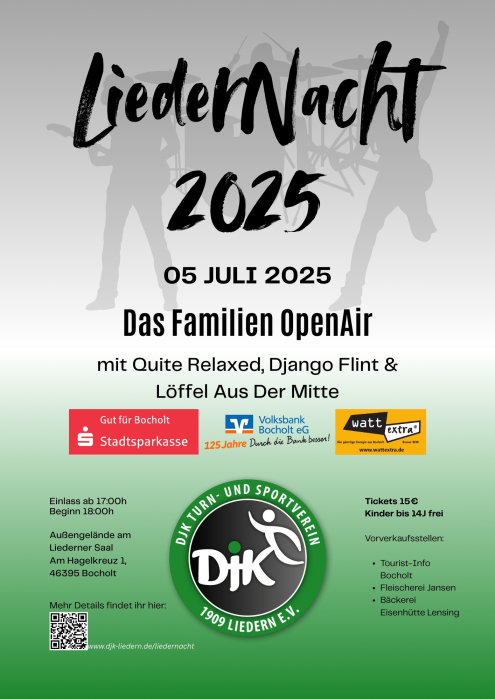 Affiche voor LiederNacht 2025
