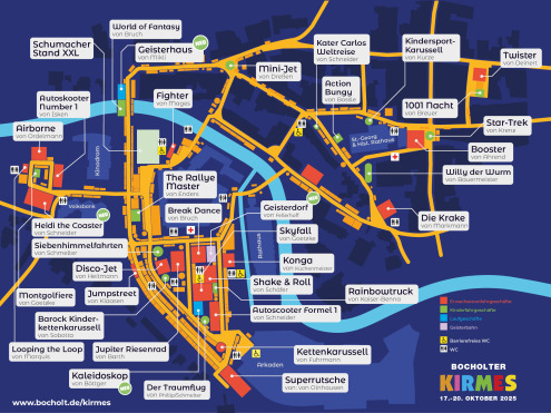 Bocholter Kirmes_plattegrond