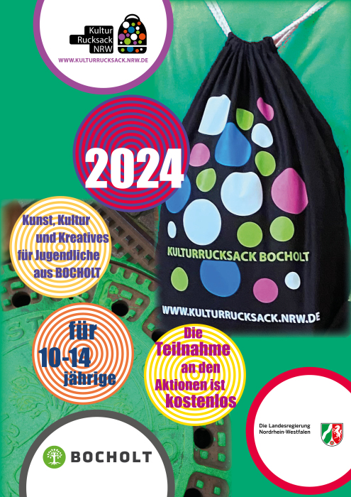 Poster voor de Kulturrucksack 2024