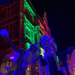 Steltenloper_Lichtzondag_Bocholt