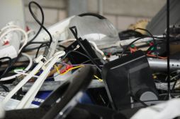 ESB: Kleine elektrische apparaten De ESB-informatiestand op St George's Square gaat over het recyclen van kleine elektrische apparaten.