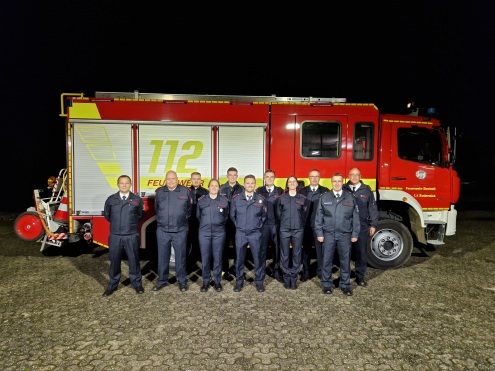 Eerbewijzen op de Martinmas avond in Suderwick