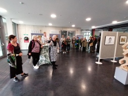 Finissage SeptemberArt 2024 Talrijke gasten uit Duitsland en Nederland woonden de finissage van de \