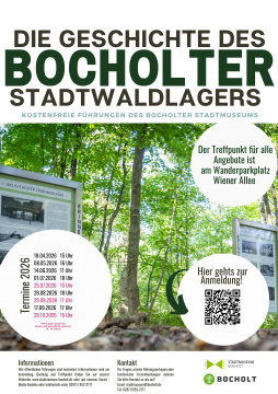  Poster: Rondleidingen door het stadsboskamp 2026 