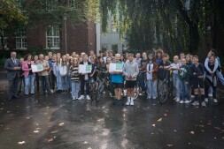  De leerlingen van het Mariengymnasium reden de meeste kilometers 