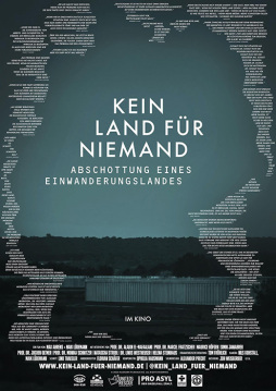 Filmposter 'Geen land voor niemand - De afsluiting van een immigratieland' Filmposter