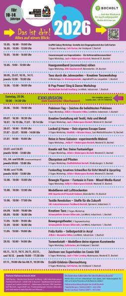 Het Kulturrucksack van dit jaar bevat ook een gevarieerd programma Het Kulturrucksack van dit jaar bevat ook een gevarieerd programma