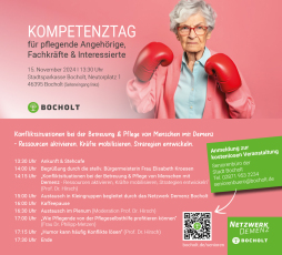 Dementievaardigheidsdag in Bocholt Op 15 november wordt in Bocholt een vaardigheidsdag over omgaan met dementie gehouden.