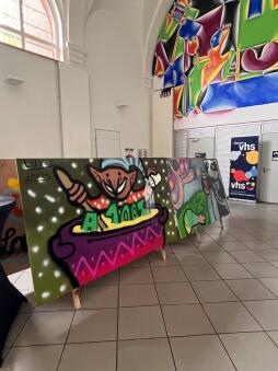De stadsbibliotheek nodigt je uit voor een graffitiworkshop tijdens de zomervakantie