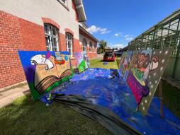 De stadsbibliotheek nodigt je uit voor een graffitiworkshop tijdens de zomervakantie